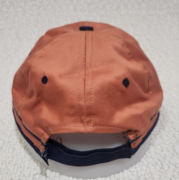 Farmstead Meadowlands Golf‎ Pro Series Hat CAP. Orange W Navy Trim. - Picture 4 of 6